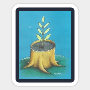 Sapling Sticker